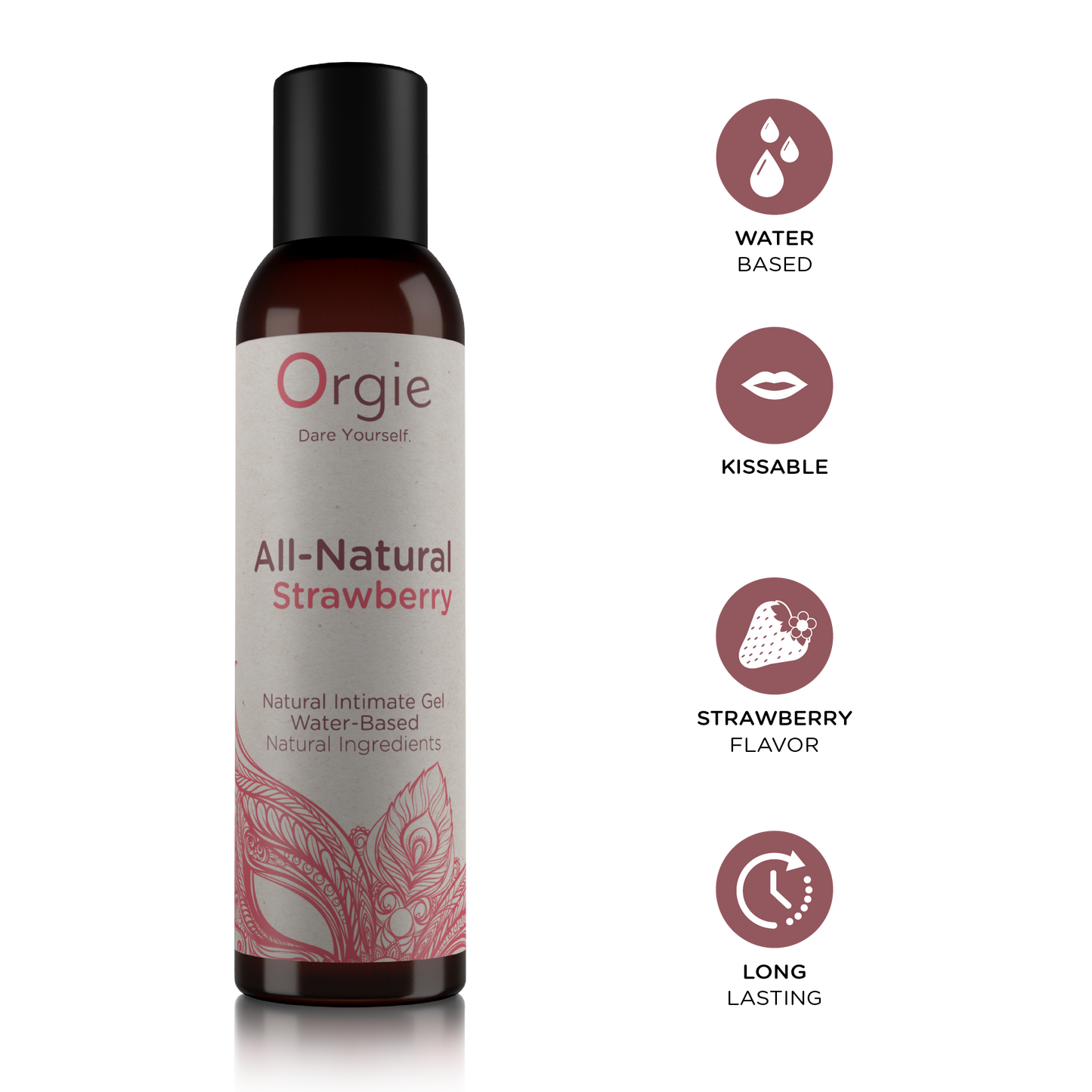 Intimgel Wasserbasis - All Natural Erdbeere