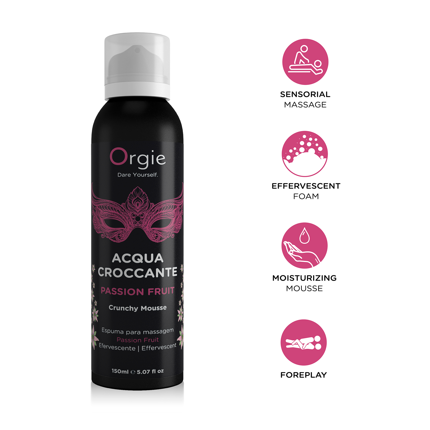 Crispy Massage Mousse Acqua Croccante Passion Fruit