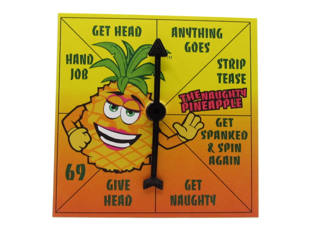 Playful Pineapple Lil Spinner Pocket Adult Party Game for Swingers