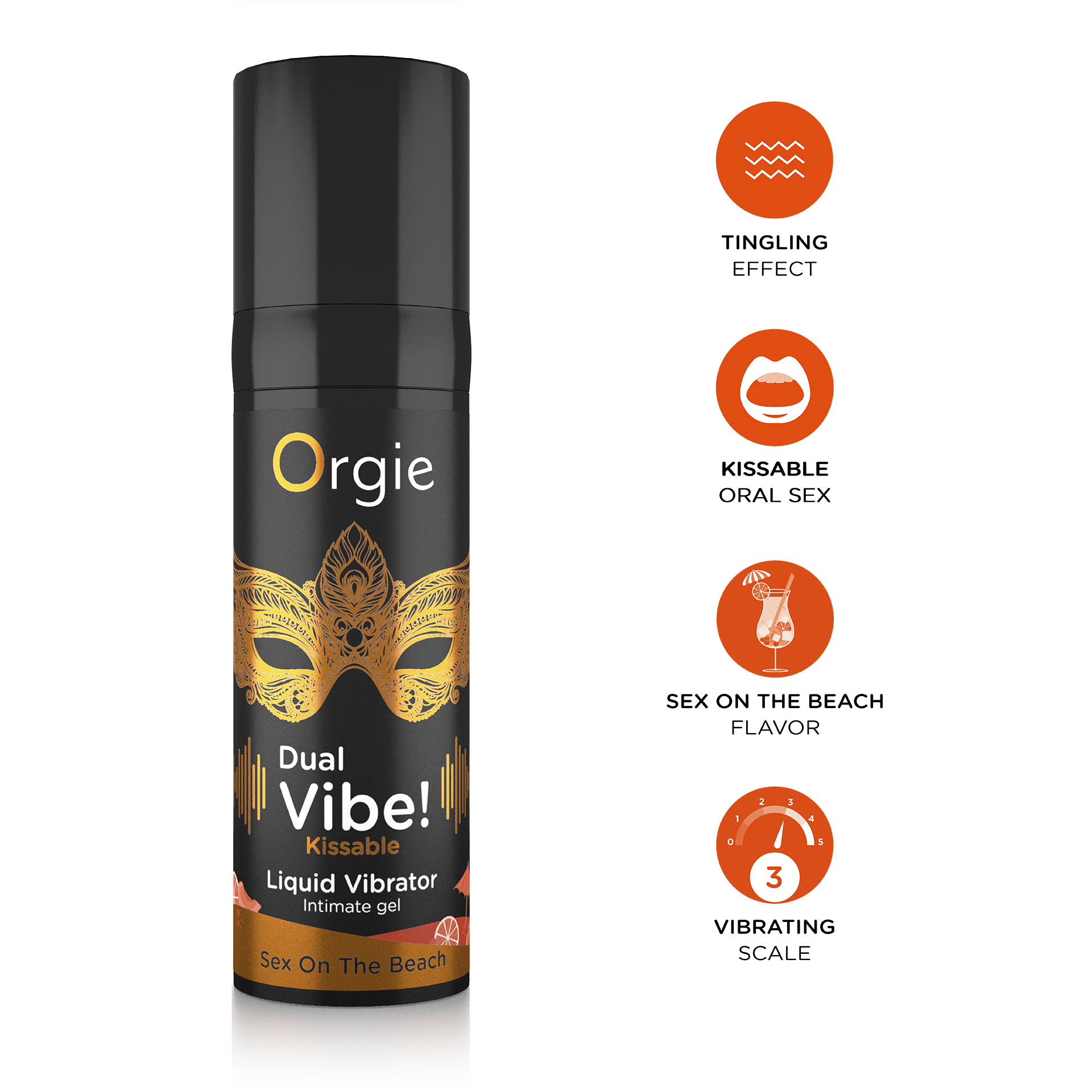 Vibration gel Dual Vibe Sex On Beach