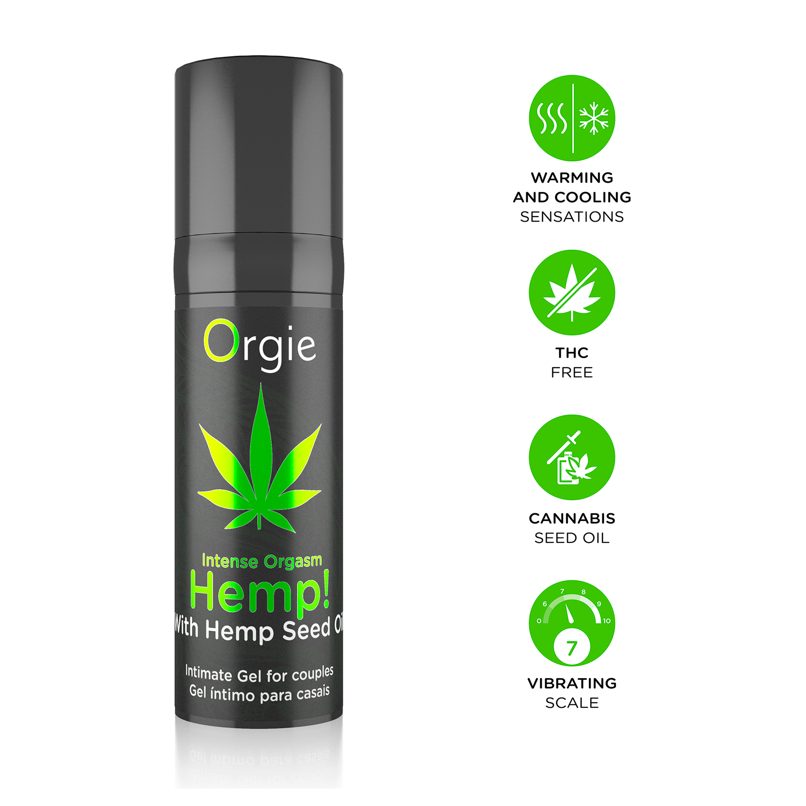 Orgie Hemp Intense Orgasm Vibration Gel